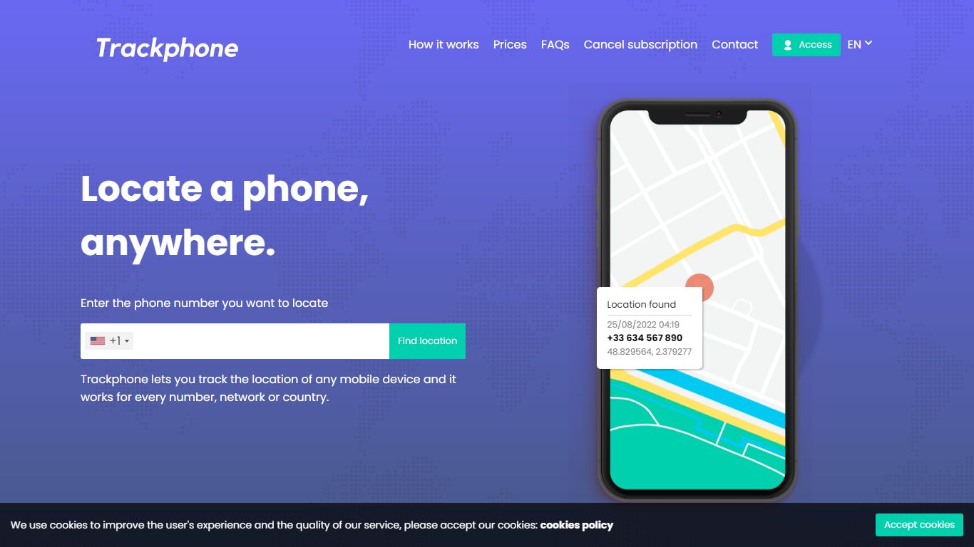 Phone Tracker - locate any phone number in 3 minutes